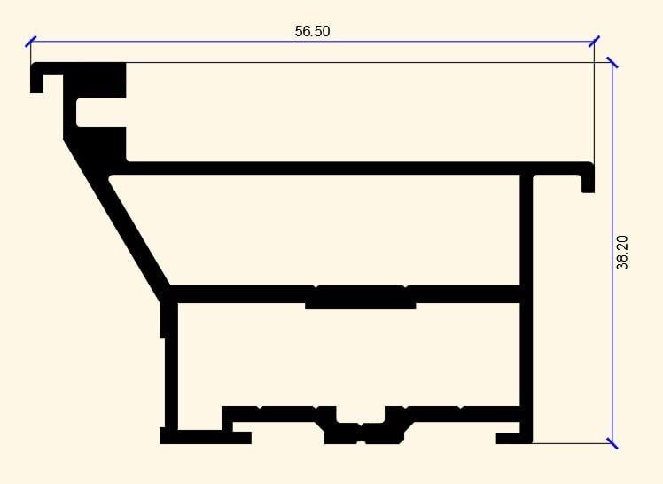 Алюминиевые профили для скрытого монтажа