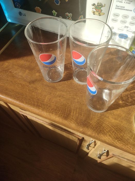 Стаканы Pepsi 3 шт!