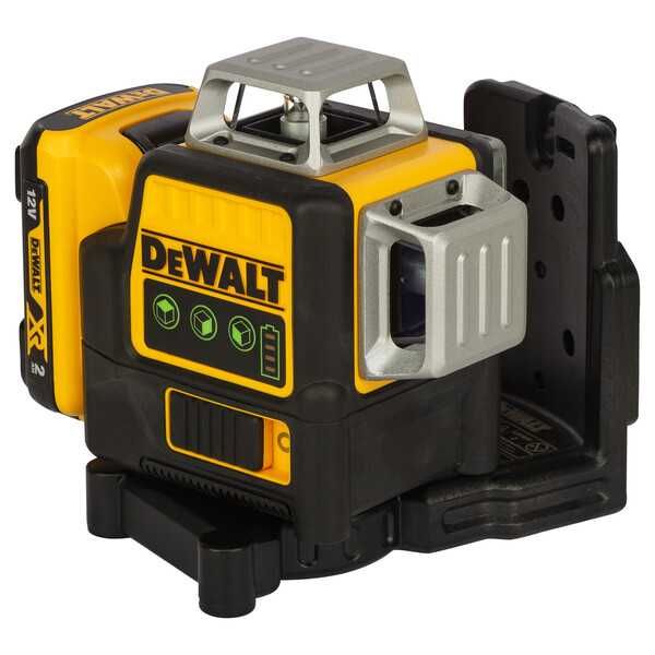 Лазерен нивелир линеен DEWALT DCE089D1G, 360°, 3 зелени лъча