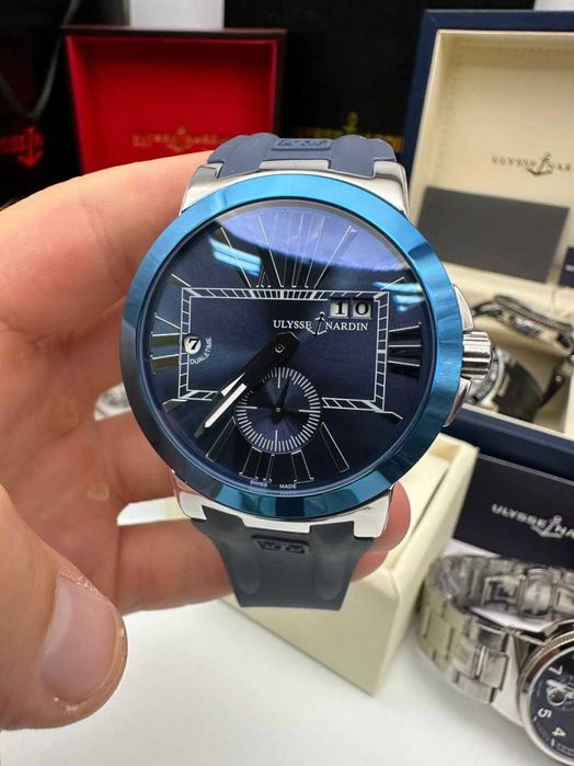 ulysse nardin dualtime сребърн / златно