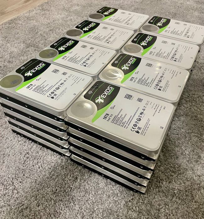 Lot 40× HDD Seagate Exos X18 18TB Enterprise Health 100% Garanție 2026