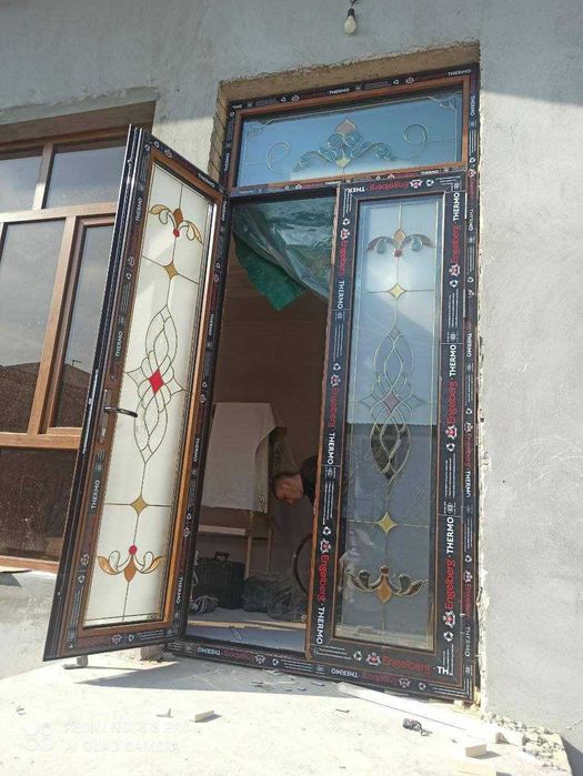 Akfa eshik Akfa rom Setka Акфа эшик Акфа ром Сетка Витраж Раздвижной