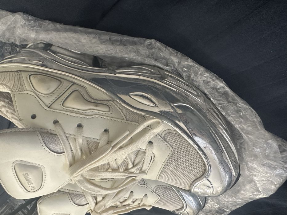 Raf Simons Ozweego Metallic Cream White