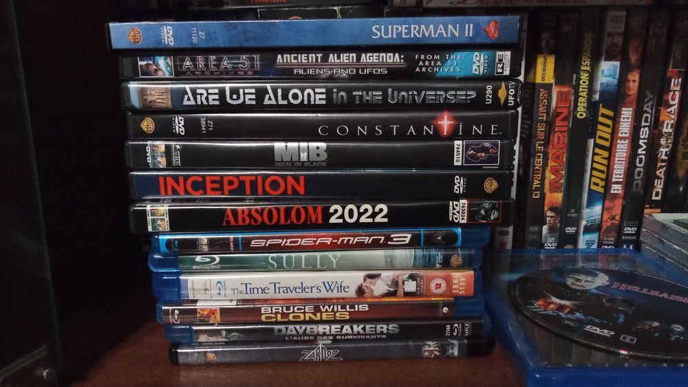 Blu Ray, DVD movies, двд филми, внос