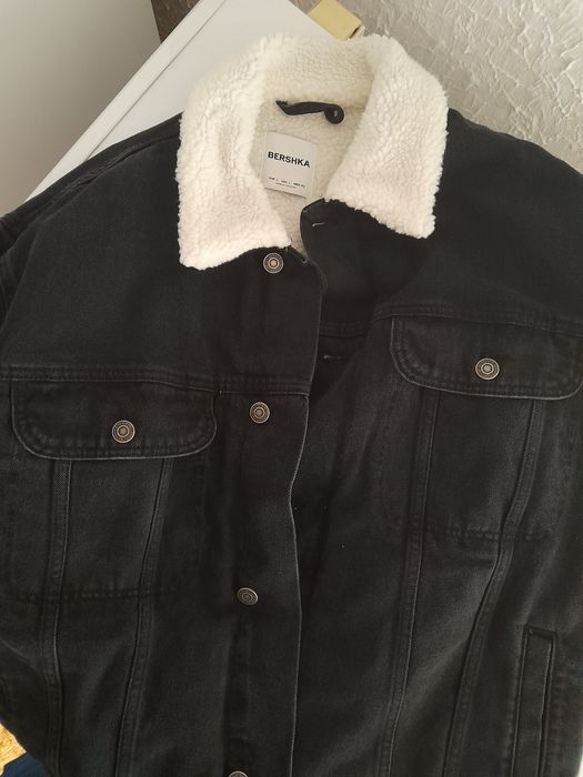 Geaca de blugi cu blana