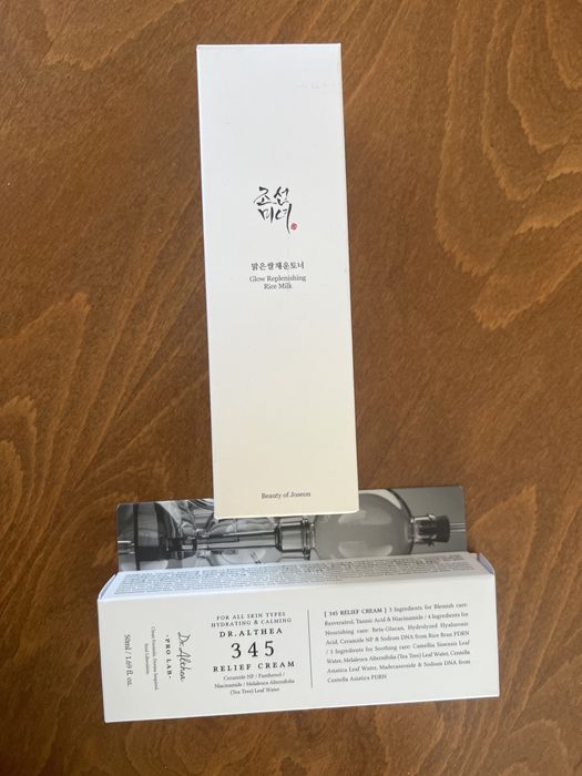 Крем за лице -345 relif cream и тонер за лице -Beauty of Joseon