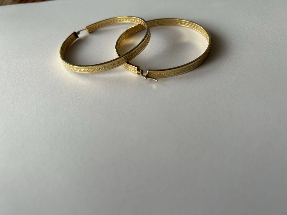 Cercei din aur  rotunzi 14k