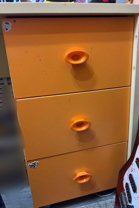 детский/подростковый модуль:кровать-чердак+стол+шкафы