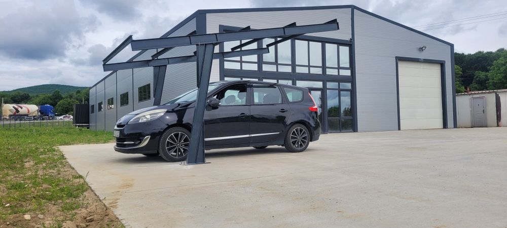Carport, pergola auto, rafturi cantilever , panouri solare