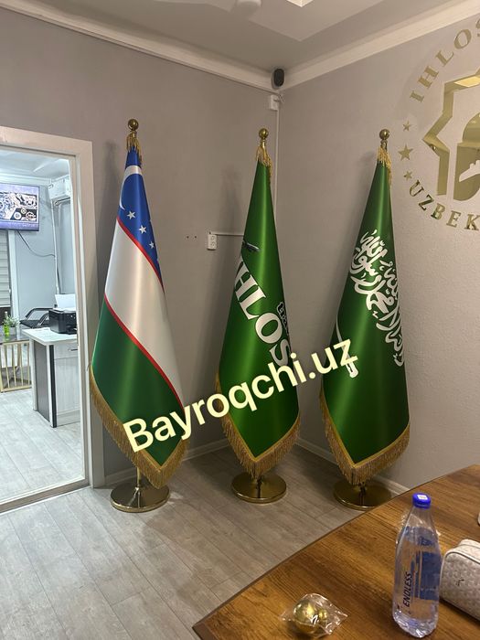 Флаг Байрок Bayroq  все виды Флагштоки все размеры Качественно