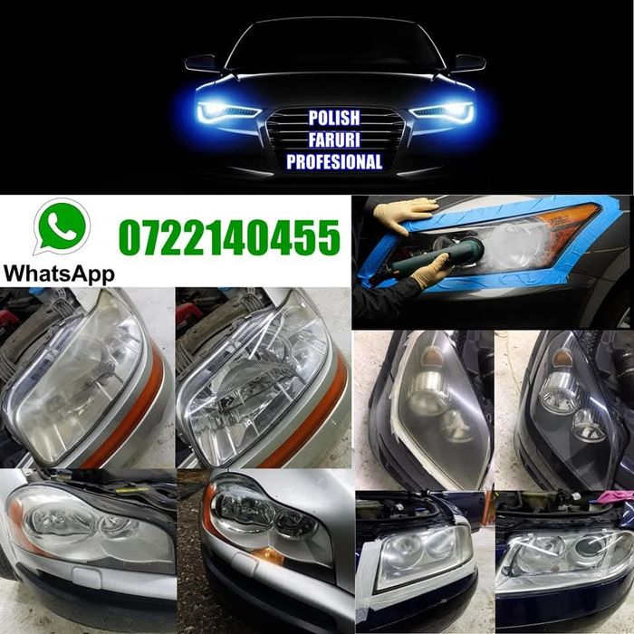 Curățare/detailing interioare auto +polish faruri
