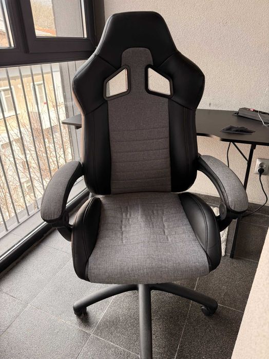 Геймърски стол Плат и кожа