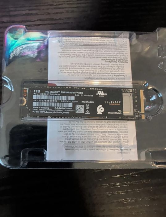 Продам ссд western digital 1терабайт