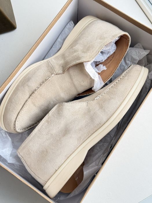 Лоферы замшевые Loro piana