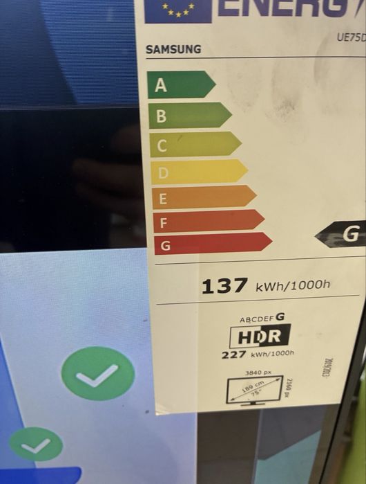 Телевизор Samsung 75" Samsung Crystal 4K