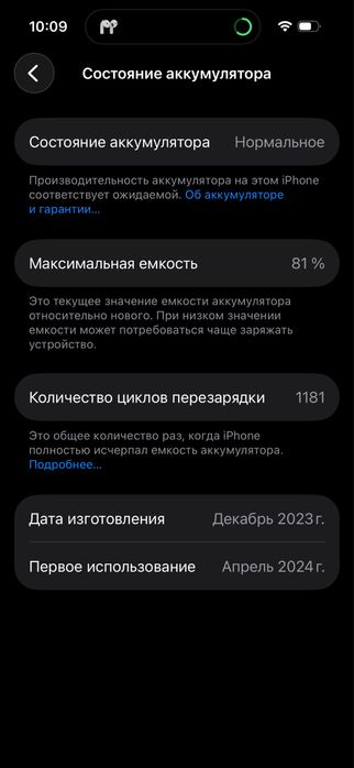 Iphone 15 pro 128 гб