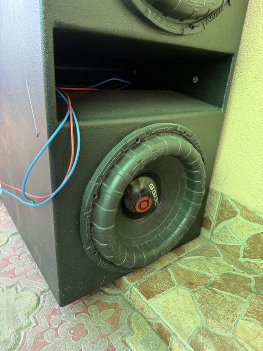 Subwoofer auto reiss 2x15 rs rx 15” pro 3.000w rms ca deaf bonce b2 helix gz hifonics pride