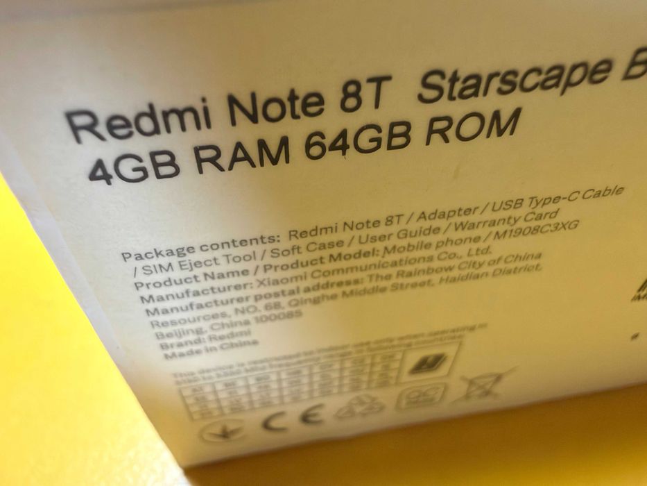 Xiaomi Redmi Note 8T 64GB 4GB RAM Dual