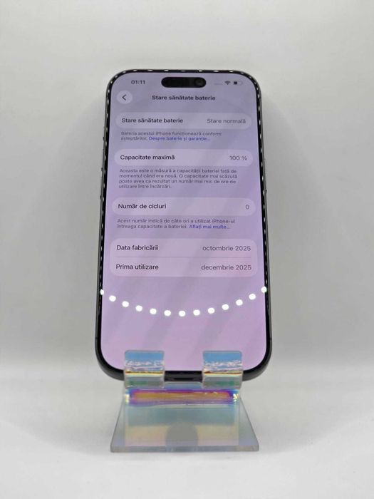 Iphone 17, MEM 512GB, RAM 8GB, Black, Amanet Doamna Ghica, Cod: 94202