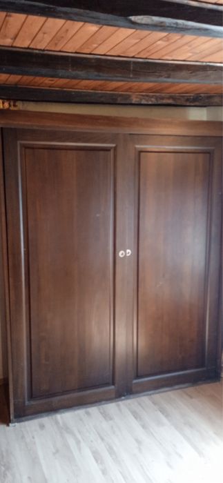 Спалня и гардероб масив орех