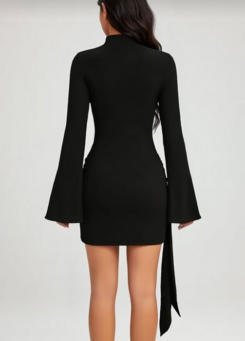 Черна къса рокля