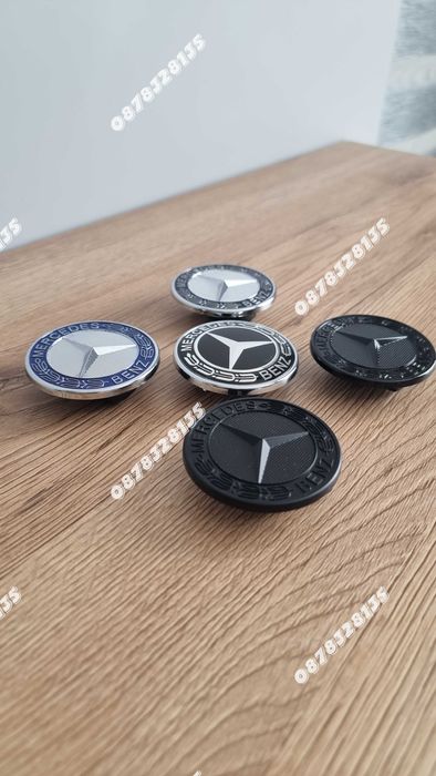 Mercedes емблема 57мм – Преден капак | Стандартна | OEM стил