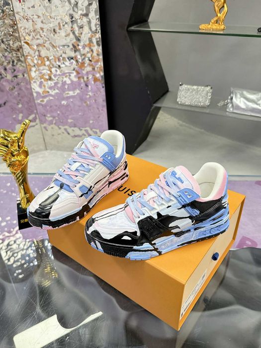 LV Nou Colorat Bărbați Femei Pantofi