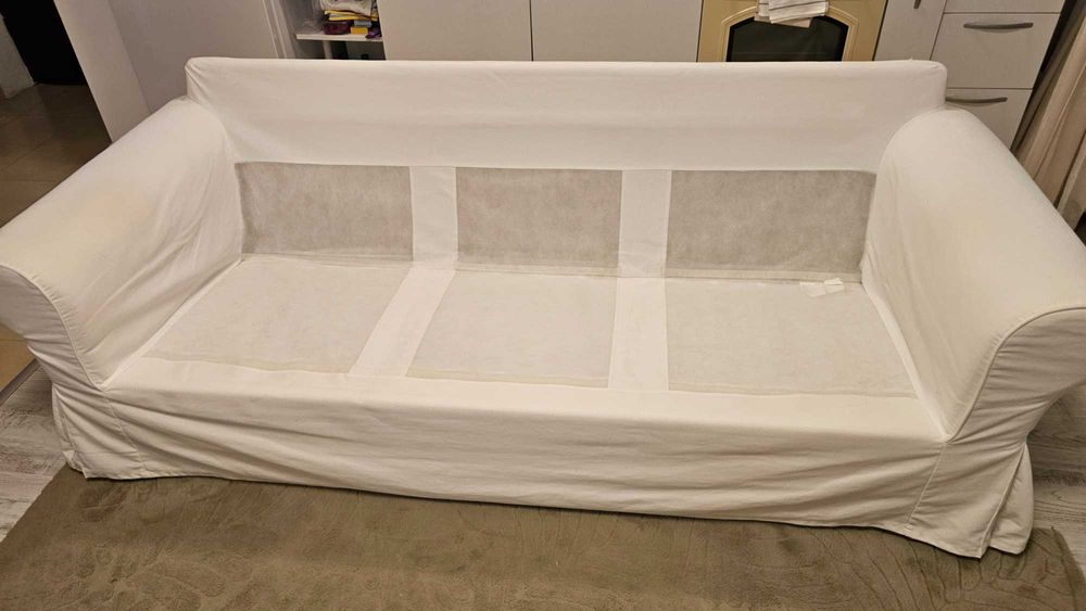 Canapea, Ektorp, living, ikea, alba, 3 locuri, Bucuresti