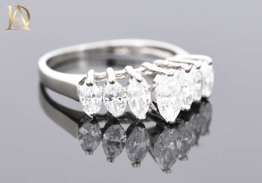 Нов Златен Пръстен с 0.91кт Естествени Диаманти