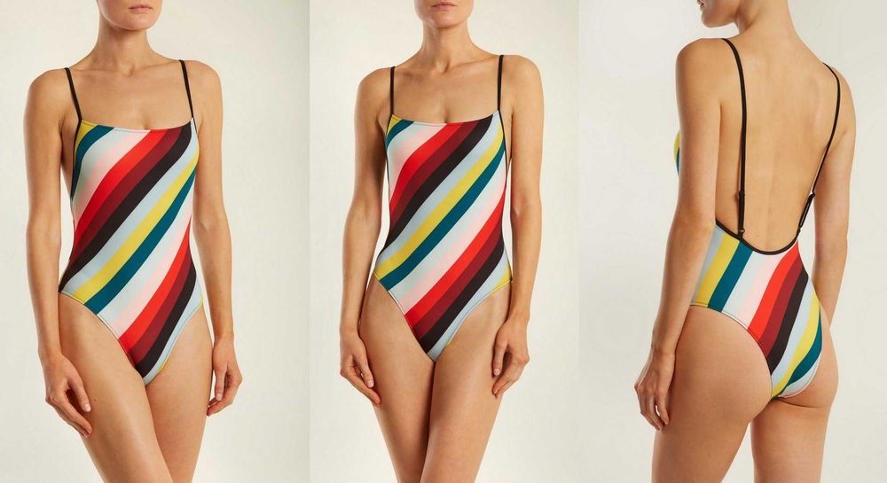 NOU! Costum de baie intreg Solid & Striped Chelsea