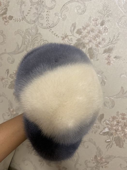 Норковая шапка-кепка