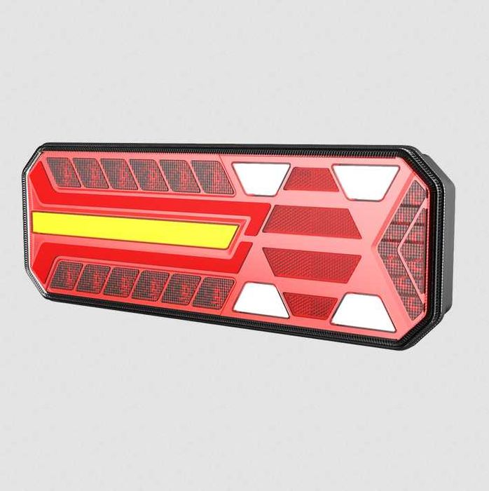 Стоп диоден ЛЕД неонова светлина с динамичен мигач 5 светлини 12/24V