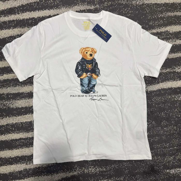 Tricou Polo Ralph Lauren Polo Bear Alb