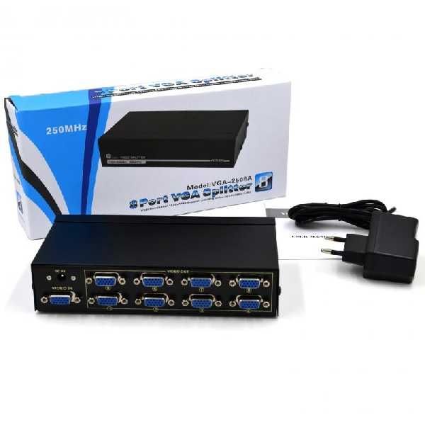 Сплиттеры VGA 4-порт/8-порт