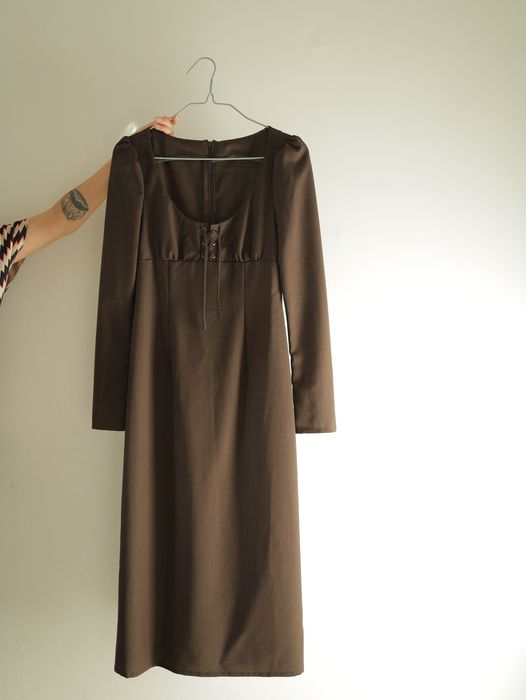 Платье из шерсти