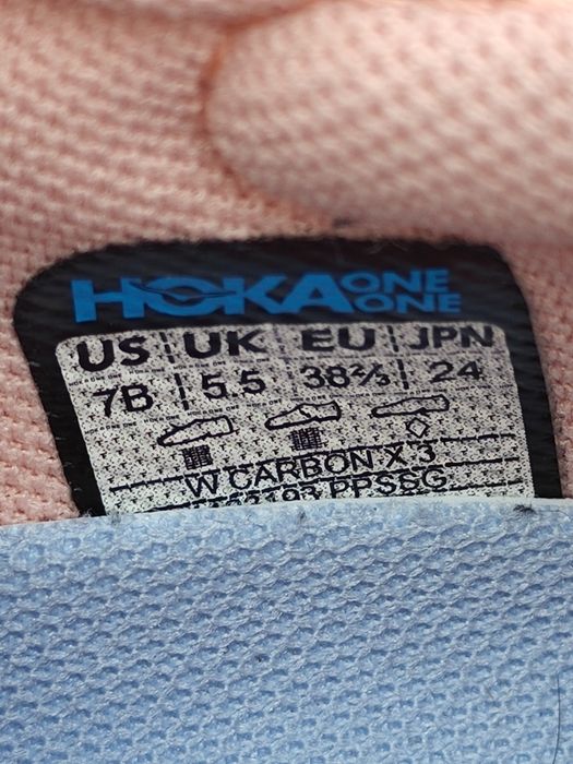 Adidași Hoka Carbon X3 originali placa de carbon top