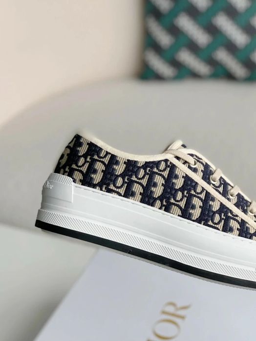 CD B23 Low-Top Sneaker "Navy/Black Dior Oblique"