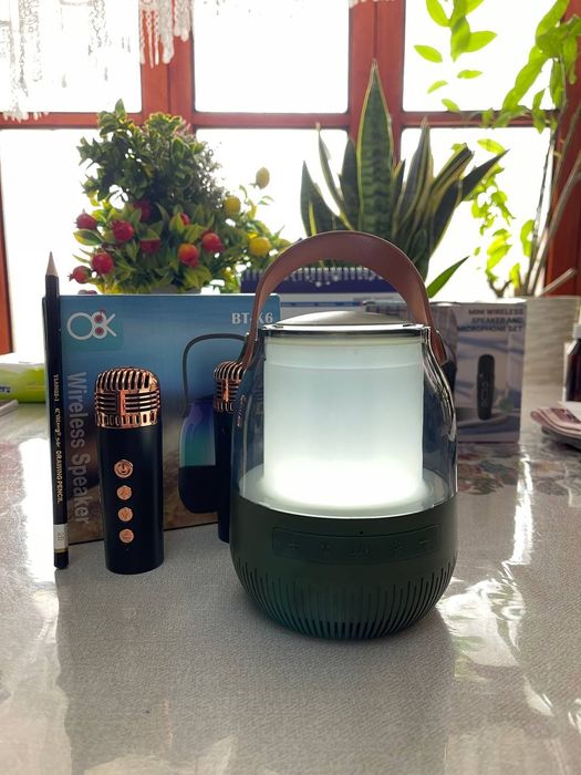 Mini Bluetooth kolonka BT-K6 mikrofon bilan – kuchli ovoz. Sifat JBL