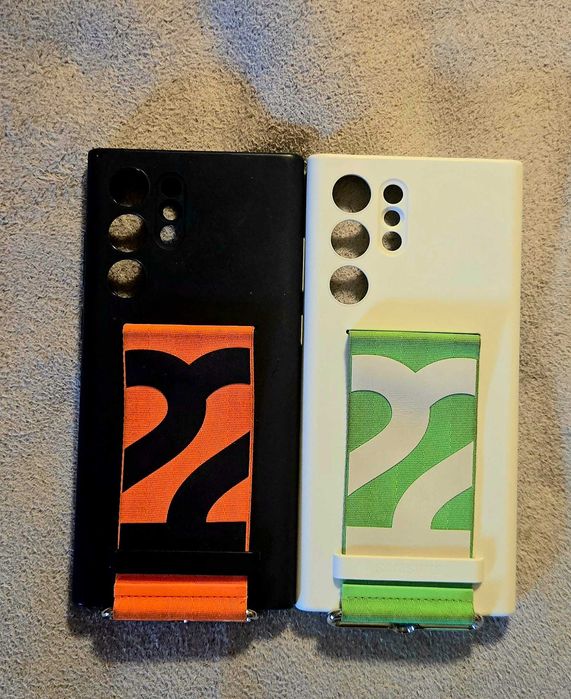Оригинални калъфи за телефон  SAMSUNG GALAXY S22 ULTRA  от 6Е и 13 Е , Samsung  и Karl Lagerfeld и три бр. силиконови .