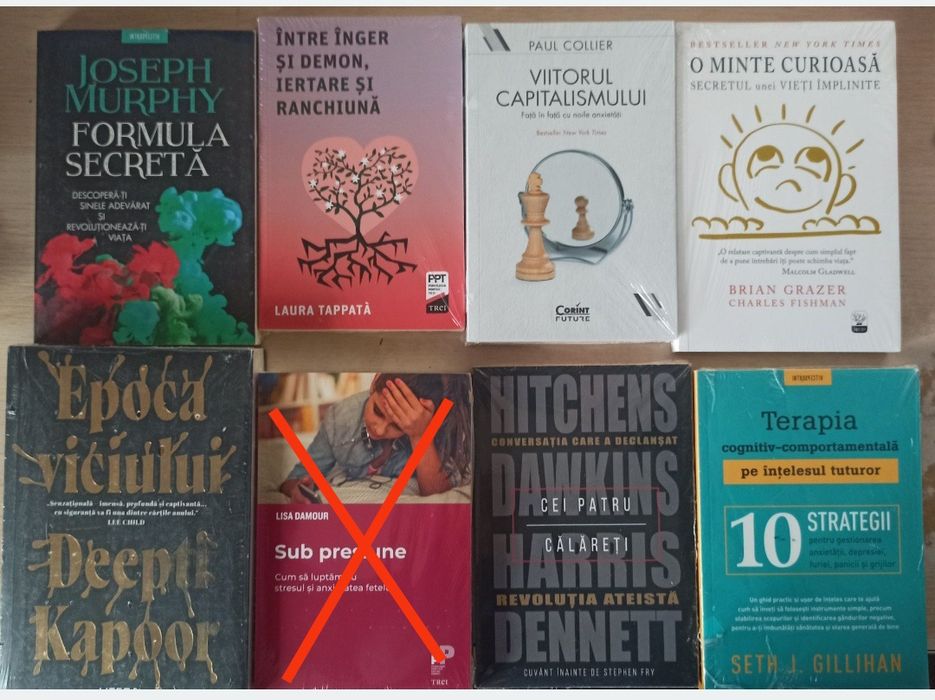 Carti dezvoltare personala, psihologie, sanatate, economie (lichidare biblioteca)