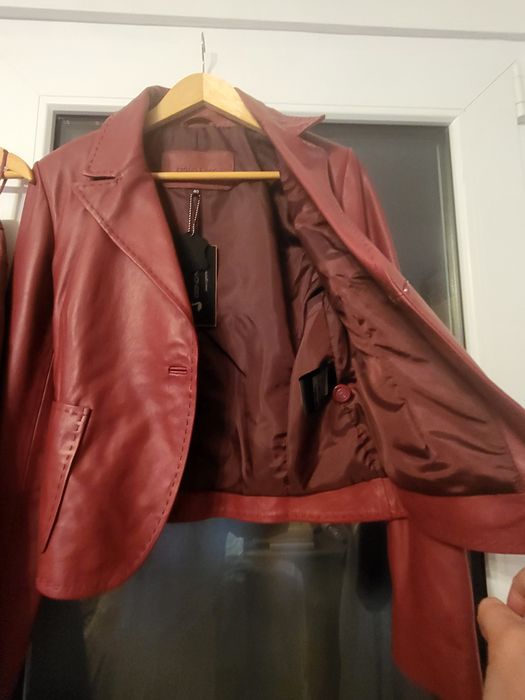 Costum din piele nou pentru dama