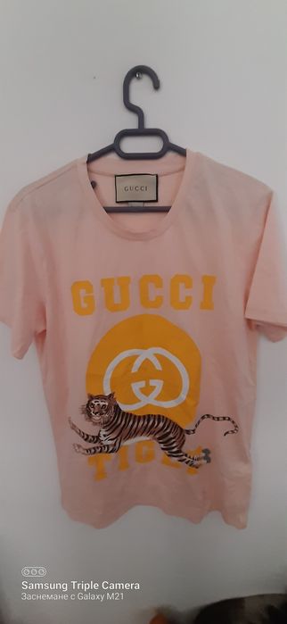 тениска gucci тигър принт