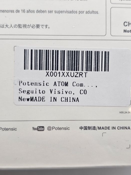 Dronă Potensic Atom Fly More Combo cameră 12MP 4K, zbor 6km, 32min aut