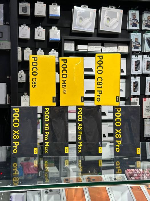 Poco c81 pro, c85, m8, x8 pro, x8 pro max