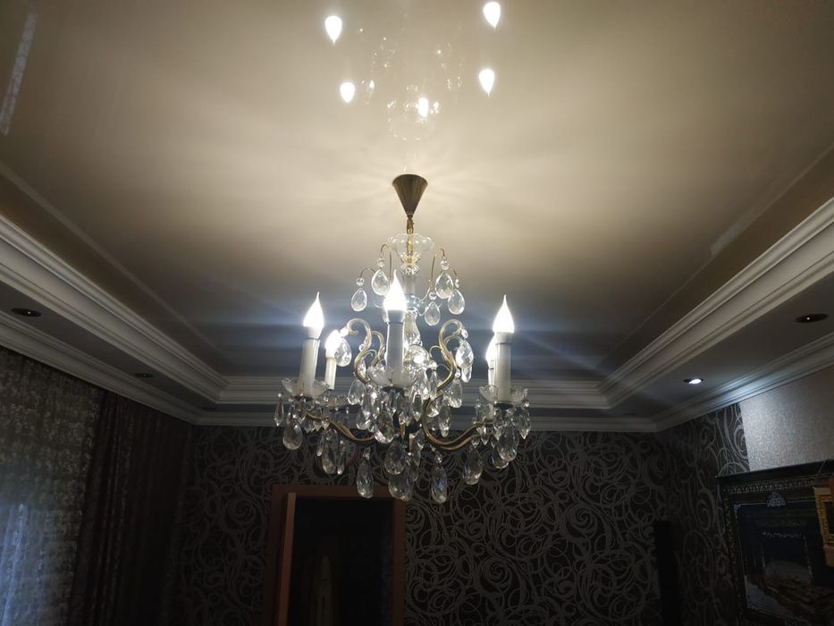 Люстра хрустальная, СССР / Чехословакия, 1980-е