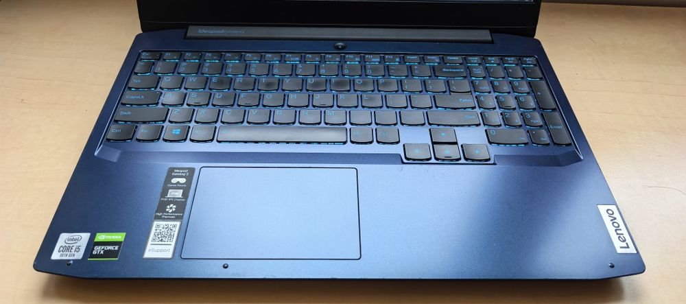 Laptop Lenovo Gaming 3_i5-10300H_16GB DDR4_GTX 1650 4GB_SSD 512GB_BLUE