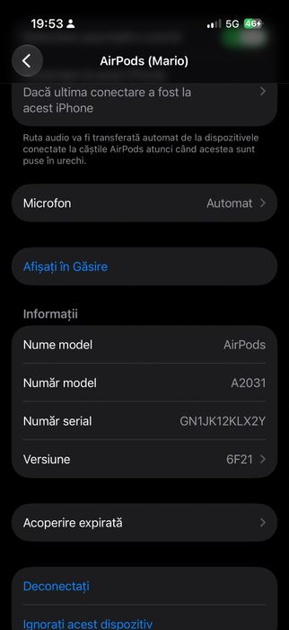 Casti air pods 2