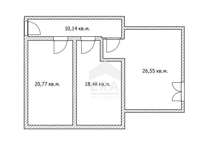 Ера Тера предлага за продажба, три просторни складови помещения в ж.к.