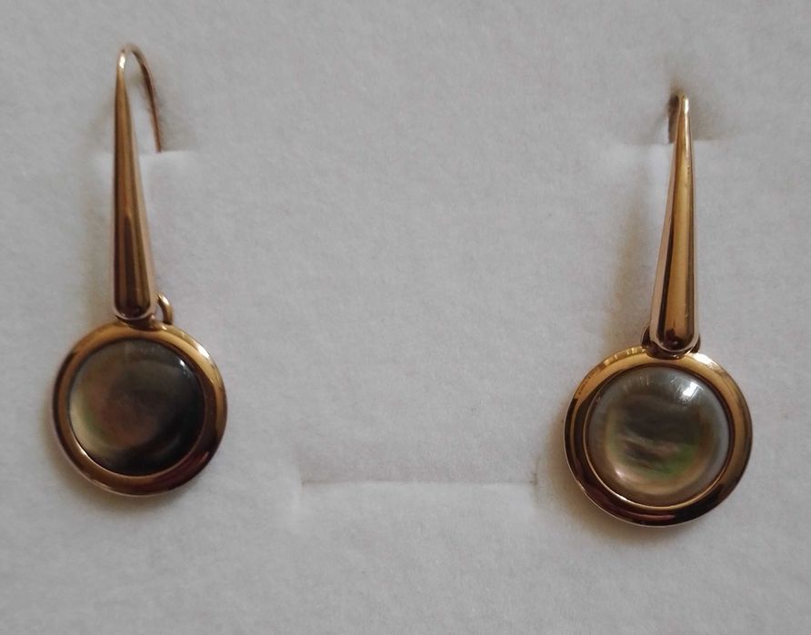 Комплект бижута с тигрово око