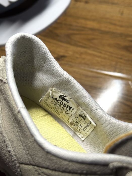 кроссовки LACOSTE в ретро стилье